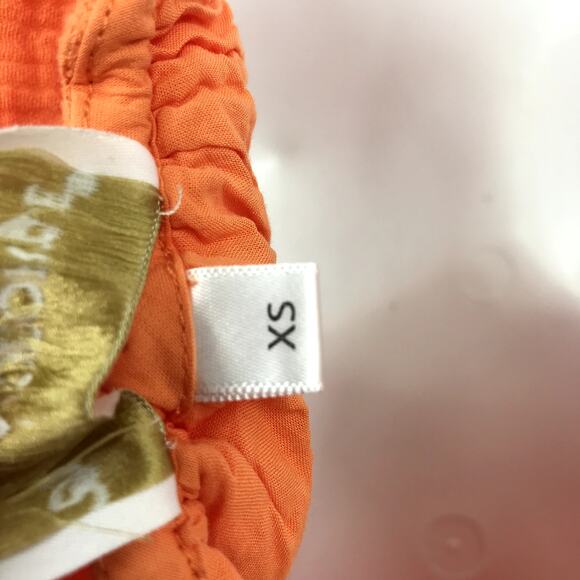 Emilia George Amelia Maternity Dress XS Short Puff Sleeve V-Neck Tiered Pockets - Picture 4 of 8